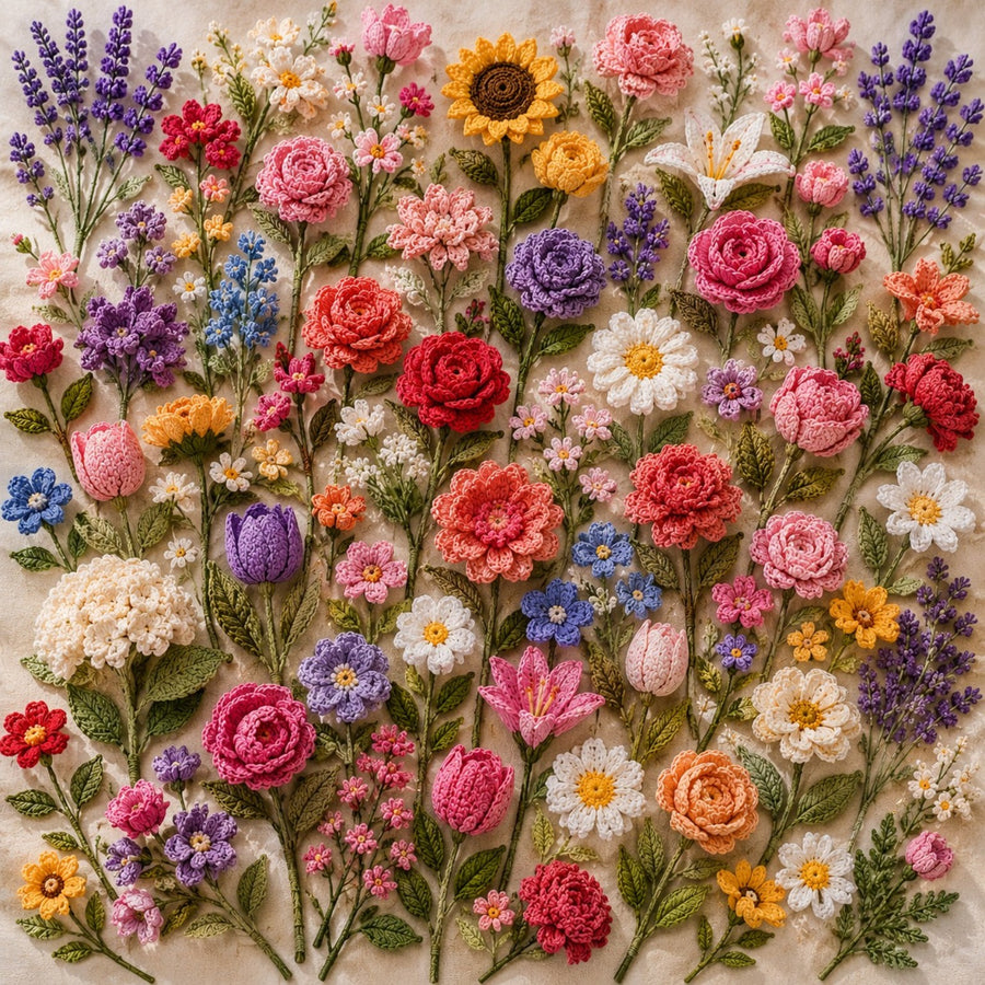 420+ Crochet Flower Patterns – Instant PDF Download