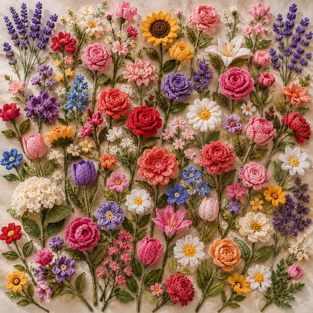 420+ Crochet Flower Patterns – Instant PDF Download