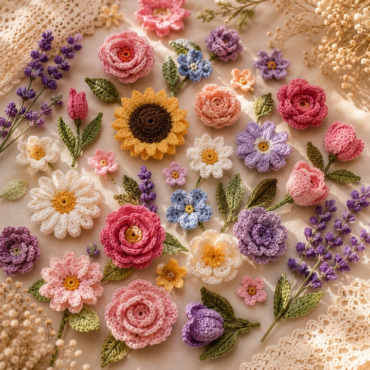 420+ Crochet Flower Patterns – Instant PDF Download